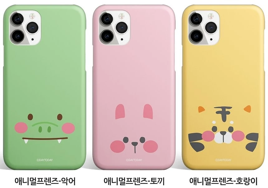 소니 엑스페리아 XZ2 케이스 애니멀프렌즈 동물 얼굴 프린트